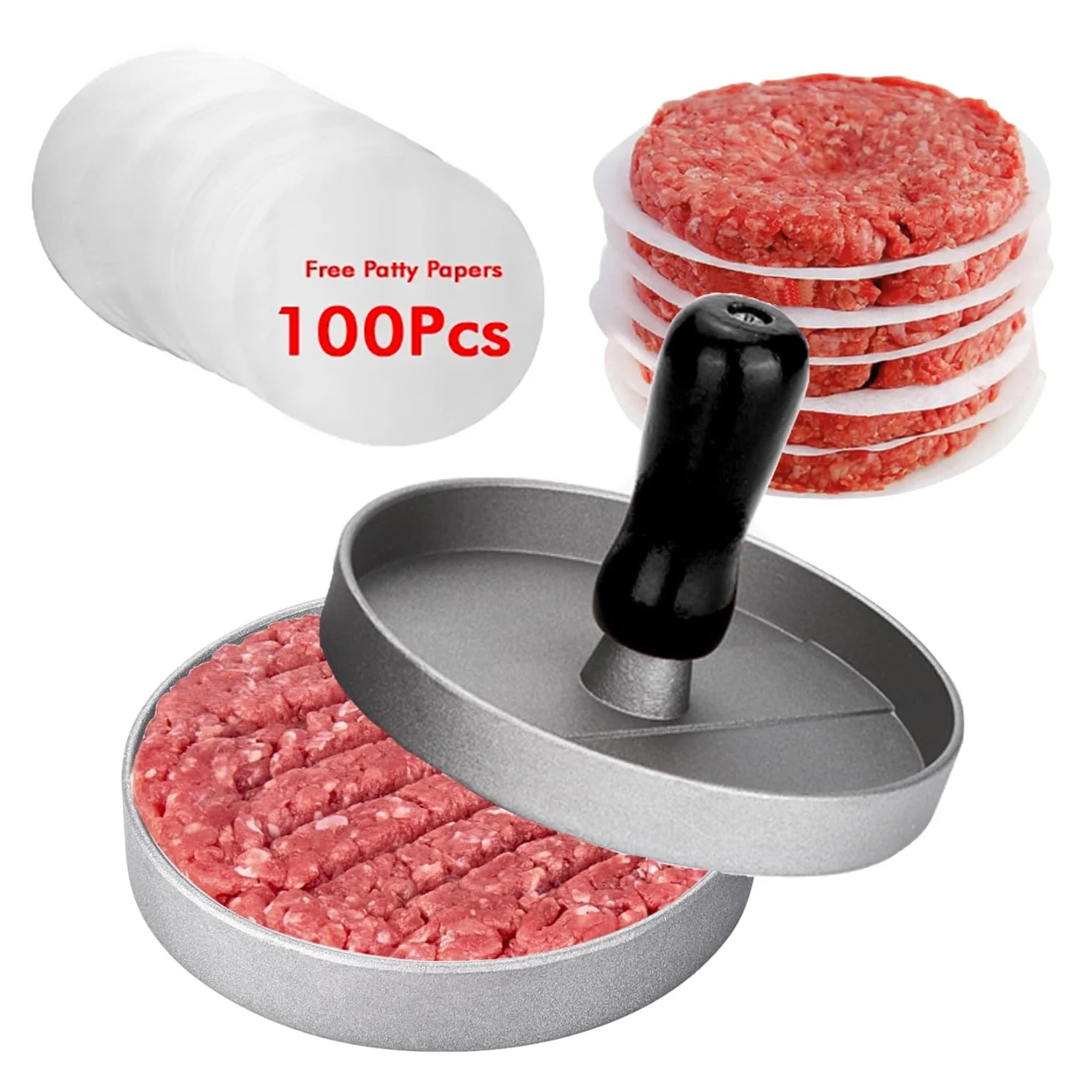 Circular Burger Mold Burger Press Non-stick Meat Pie Machine