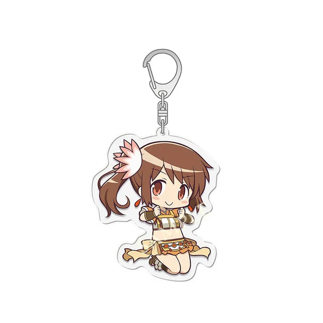 Anime Puella Magi Madoka Magica Keychain Kaname Akemi Homura Miki Sayaka Tomoe Mami Kyoko Key Chain Ring For Fans Gifts Jewelry - Image 6