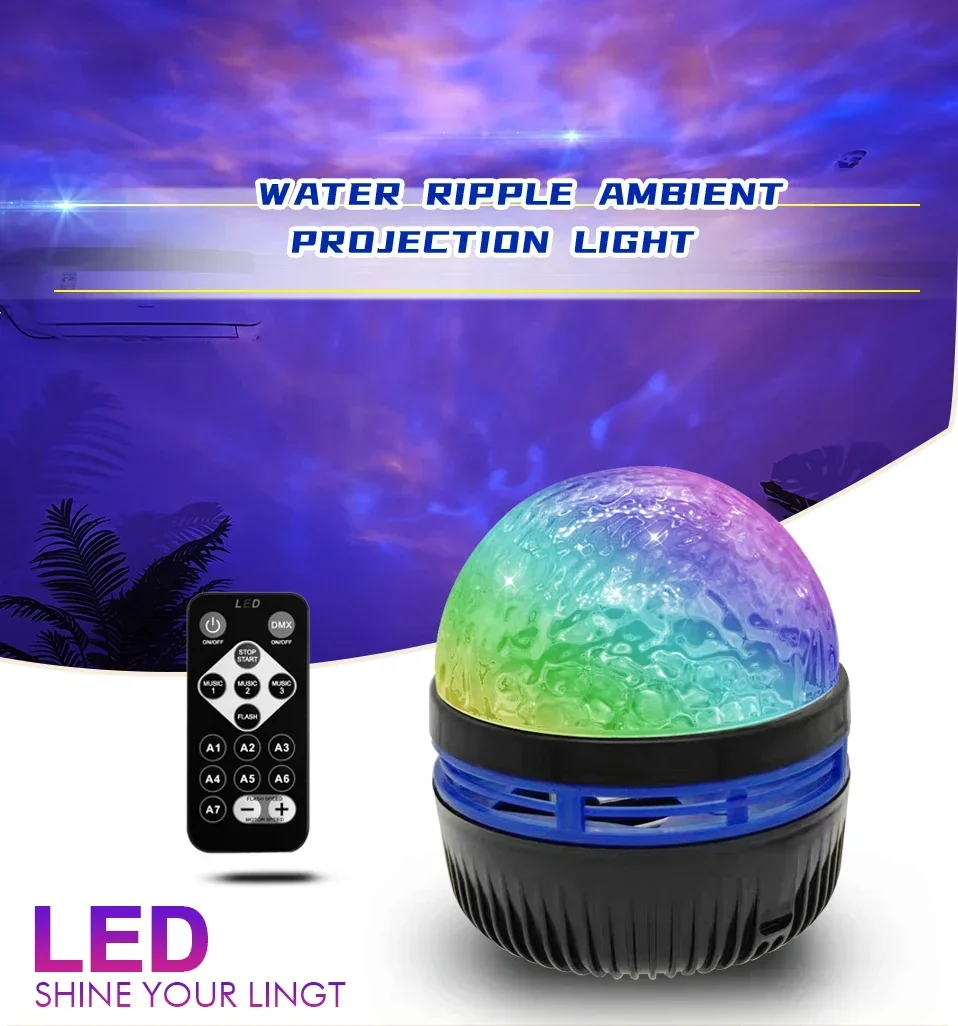 LED Galaxy Projector Light Multi-color Remote Control for Bedroom Decoration - Image 8