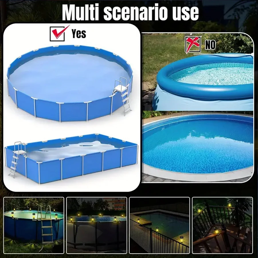 Outdoor Solar Lights Garden Lamp Solar Powered Waterproof Landscape Path LED Light for Yard - Image 34