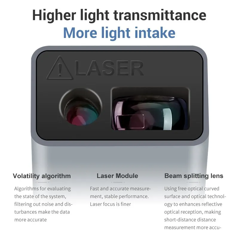 Mini Laser Rangefinder 30M High Precision Measurement Laser Distance 24g USB Rechargeable Handheld Distance Meter Smart Portable - Image 5
