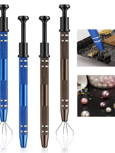 4-Claw IC Chip Extractor Remover Tool Precision Parts Grabber Extractor Pick Up Puller