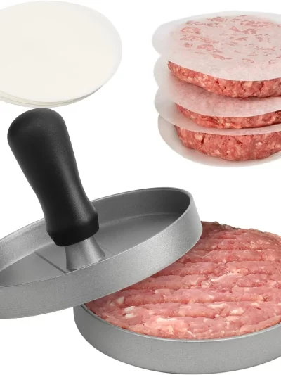 Burger Press Hamburger Meat Tool Patty Maker Aluminum Burger Maker