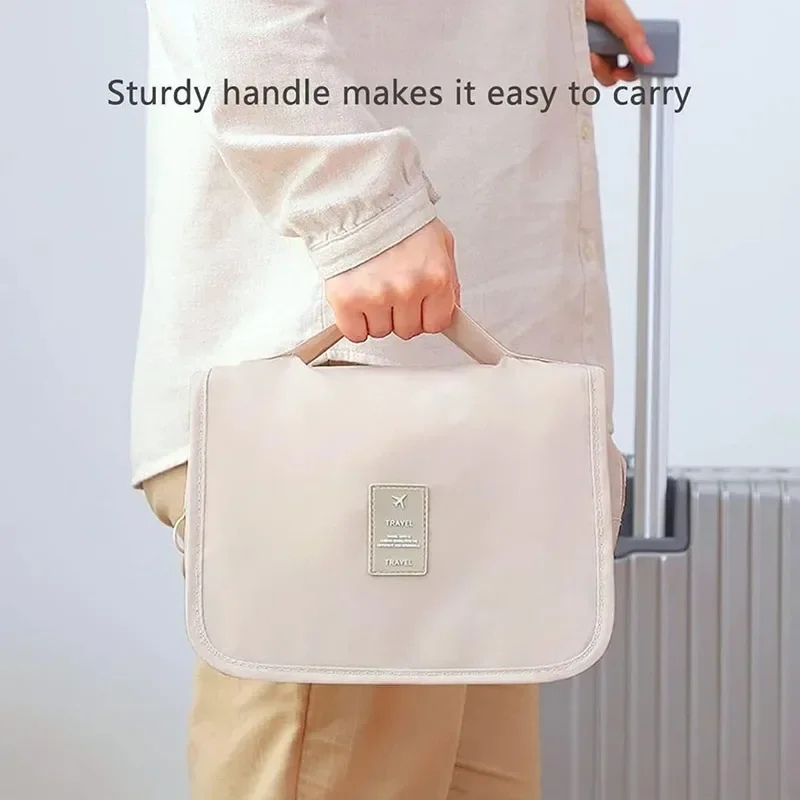 High Quality Travel Makeup Bag Waterproof Toiletries Organizer - Image 4