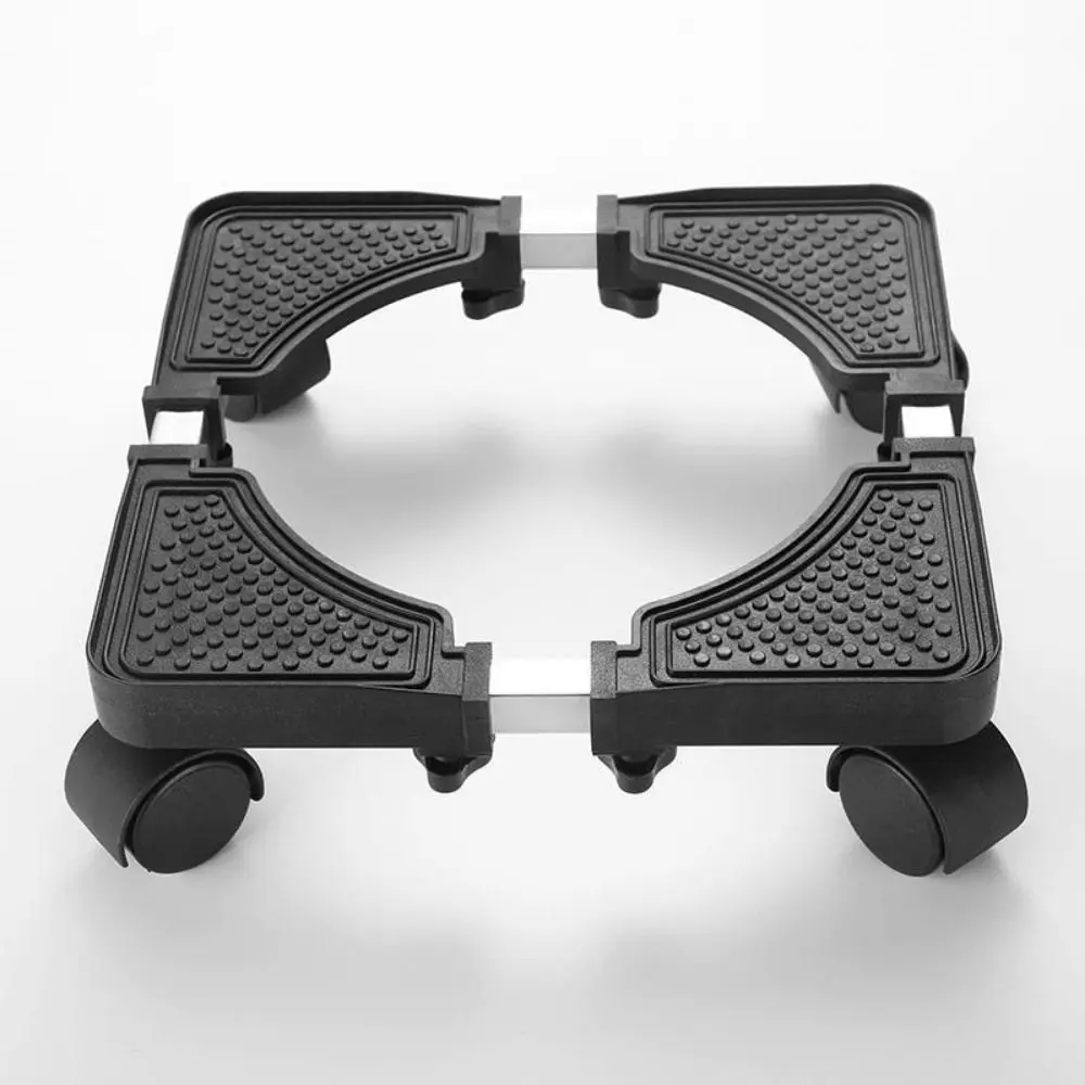 Adjustable Universal Wheel Mobile Rack Retractable 4 Locking Wheels Washing Machine Holder - Image 15