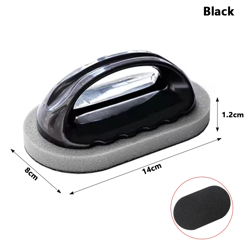 Magic Emery Sponge Brush Wipe Eraser Cleaner Kitchen Bath Rust Strong Decontamination Cleaning Tools With Handle Household Tools - Image 7