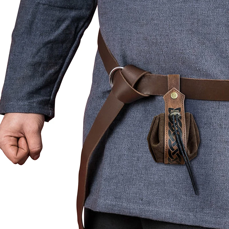 Viking-style Medieval Pouch That Can Be Hung On a Belt - Image 12