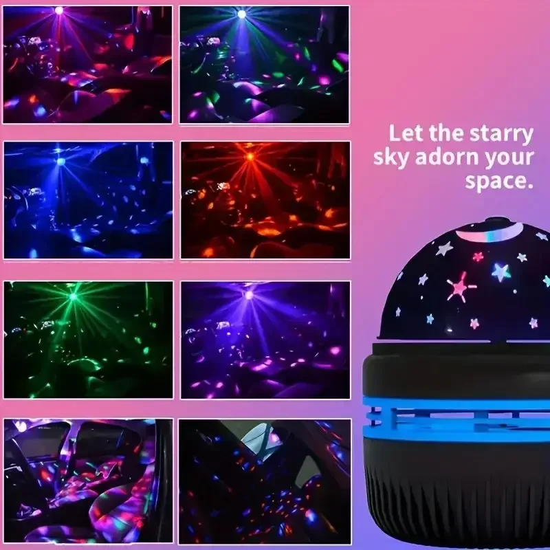 LED Galaxy Projector Light Multi-color Remote Control for Bedroom Decoration - Image 6