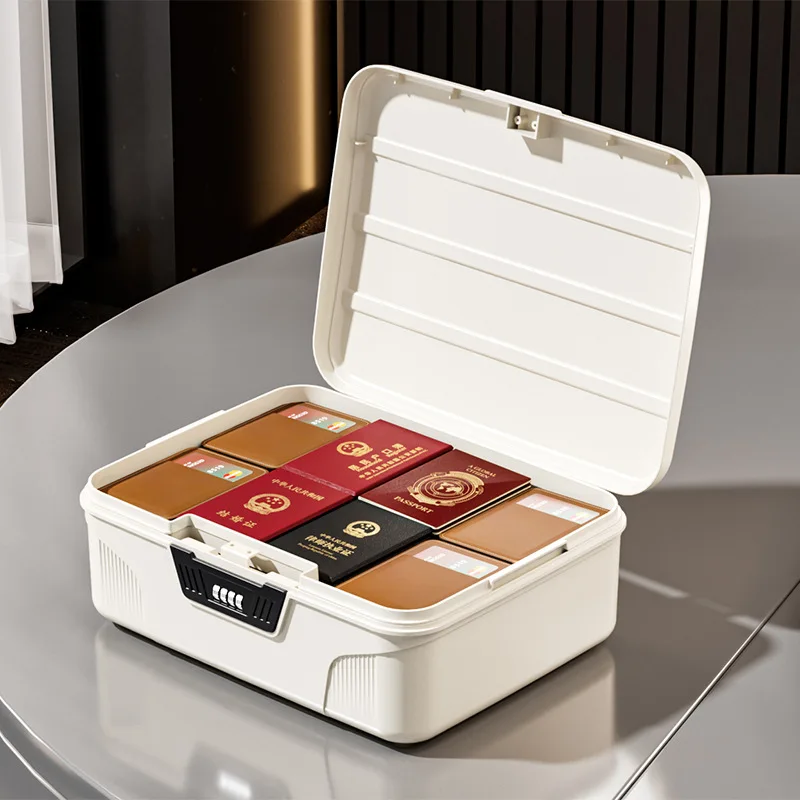 Digital Password Lock Safe Box Passport Medicine Portable Organizer Case Household Cash Jewelry Privacy Security Storage Box - Image 15
