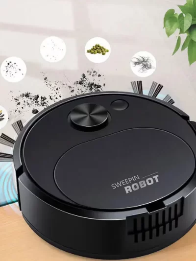 NEW USB Sweeping Robot Vacuum Cleaner Mopping 3 In 1 Smart Wireless 1500Pa Dragging Cleaning Sweep Floor