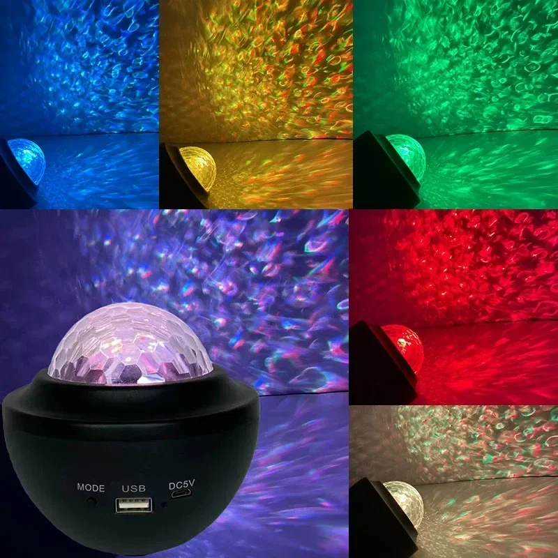 RGB Galaxy Star Projector Lights Bluetooth Speaker LED Aurora Borealis Lamp Remote Control - Image 18