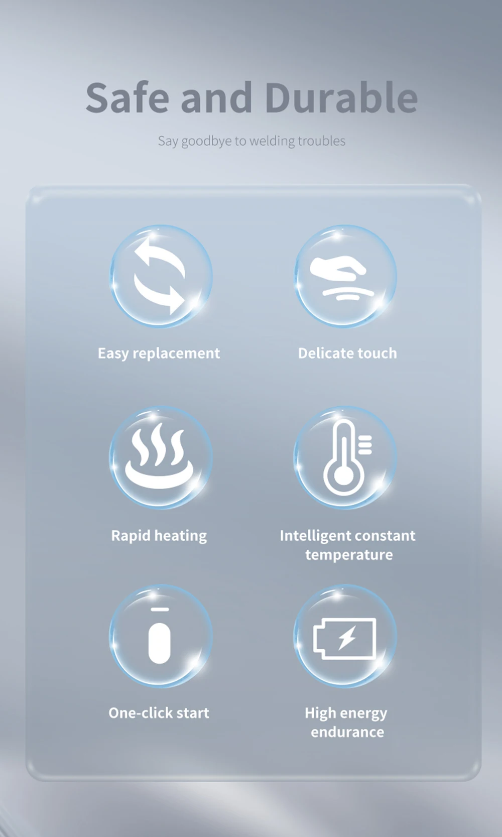 USB soldering iron mini small soldering iron set portable household type-C interface 800mAh battery Adjustable temperature - Image 21