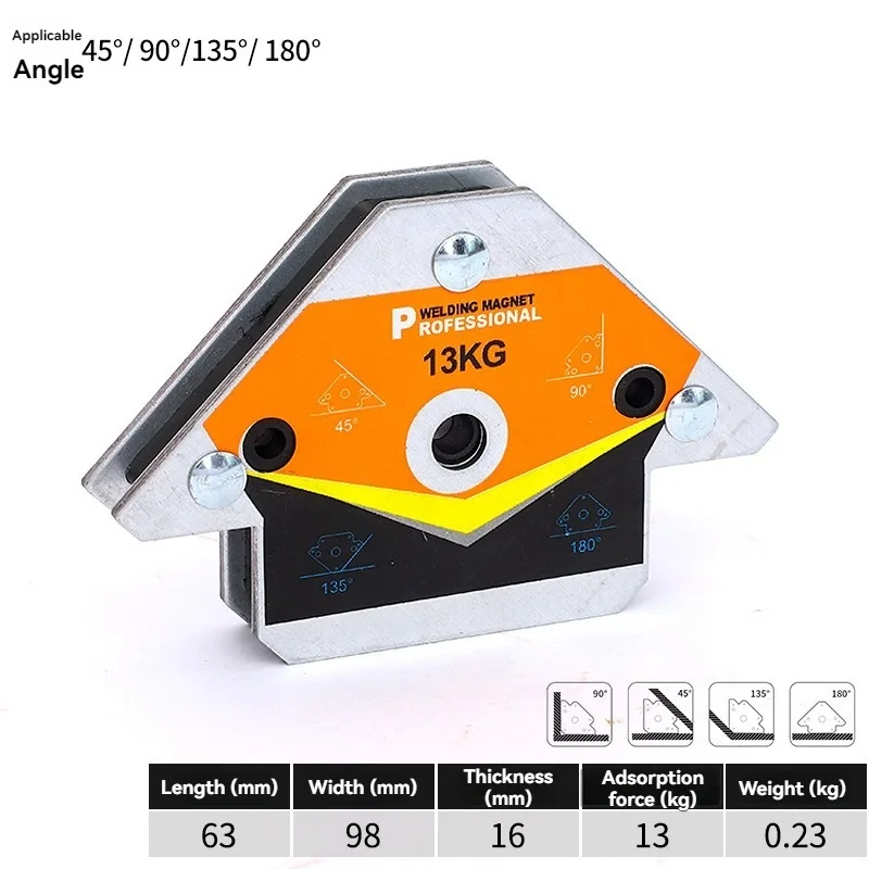 2pcs 13KG Magnetic Welding Holders Angle Solder Arrow Magnet Weld Fixer Positioner - Image 4
