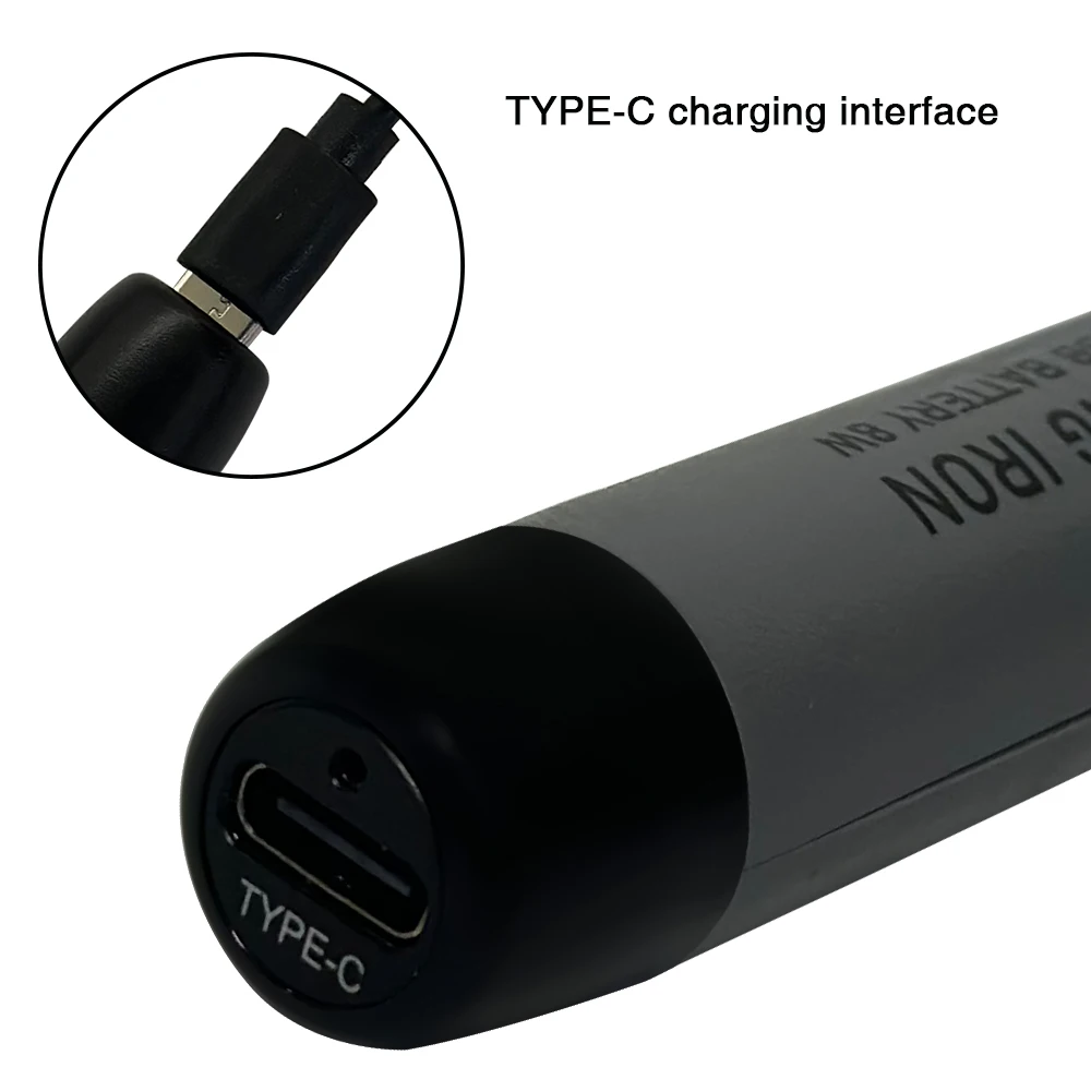 USB soldering iron mini small soldering iron set portable household type-C interface 800mAh battery Adjustable temperature - Image 5