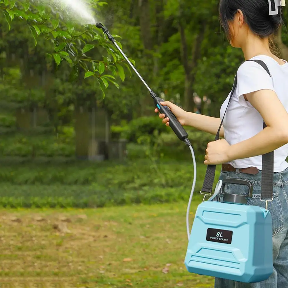 New 8-liter agricultural spray, high pressure sprayer backpack type, electric irrigation disinfection pesticide spray - Image 13