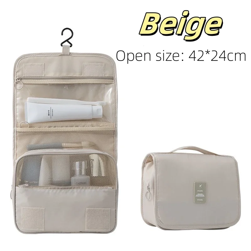 High Quality Travel Makeup Bag Waterproof Toiletries Organizer - Image 8