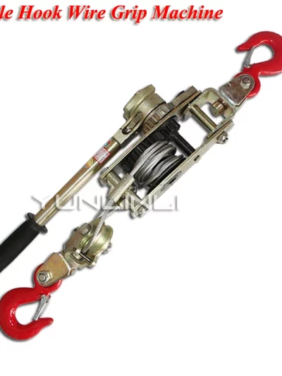 4T Safe Load Universal Cable Tensioner Mlutifunction Double Hook Wire Grip Device