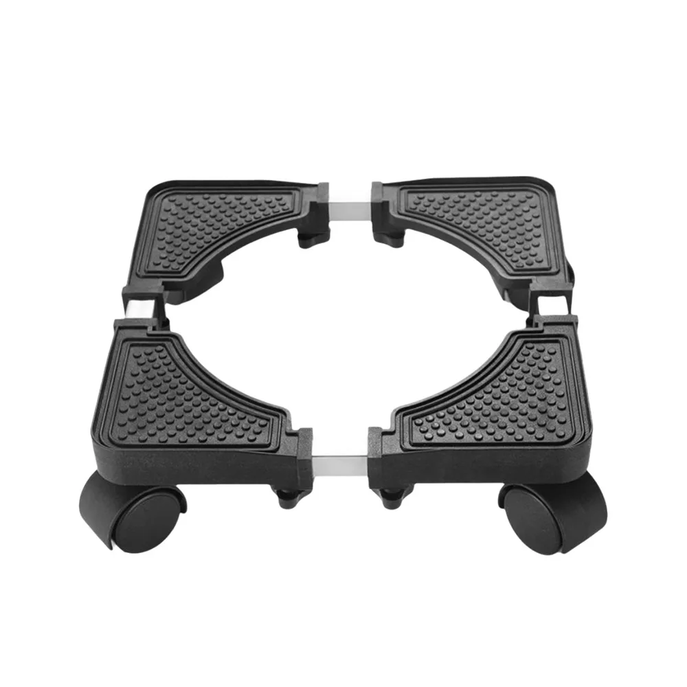 Adjustable Universal Wheel Mobile Rack Retractable 4 Locking Wheels Washing Machine Holder - Image 7