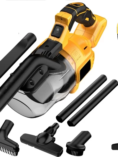 5 in 1 Handheld Electric Vacuum Cleaner with 400W Powerful Motor, 46 CFM Portable Hand Vacuum for Floor, Carpet, Car for Dewalt