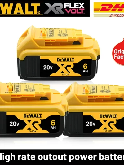 Original DEWALT battery，20V,，6AH， rechargeable lithium-ion battery， DCB115， DCB118,，Dewalt tool battery
