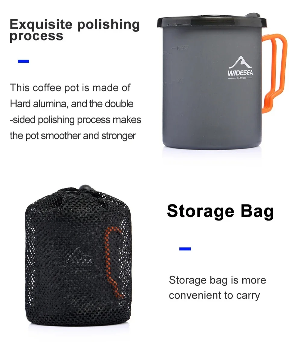 Camping Travel Picnic Coffee Mug Aluminum Filtered Coffee Maker - Image 11