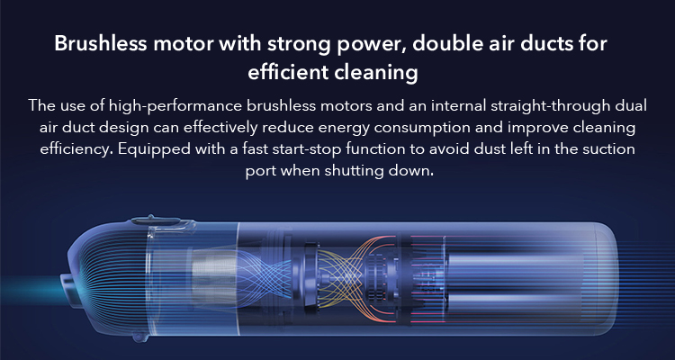 Original XIAOMI MIJIA Portable Handheld Vacuum Cleaner For Home Car Mini Wireless Dust Catcher - Image 12