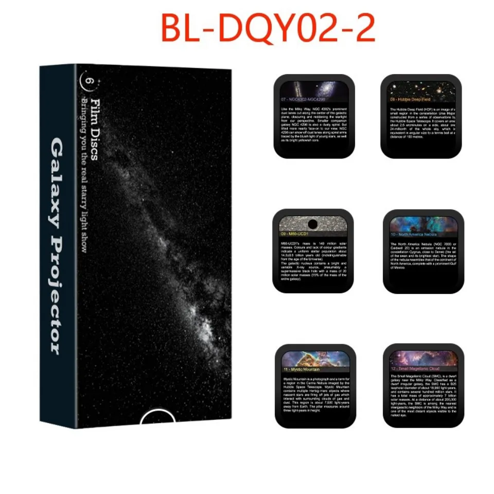 Night Light Galaxy Projector Starry Sky Projector Planetarium Lamp 6 Pack (Projector Not Included) - Image 22