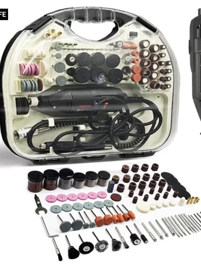 JANGKLIFE 110V 220V Power Tools Electric Mini Drill Die Grinder Engraver Polisher with Rotary Tools Set Kit For 3000 4000