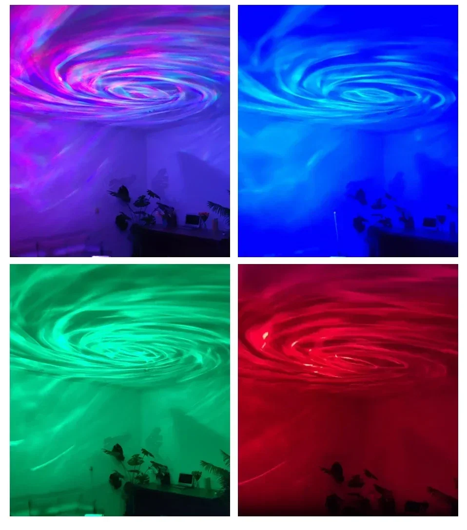 RGB Galaxy Star Projector Lights Bluetooth Speaker LED Aurora Borealis Lamp Remote Control - Image 17