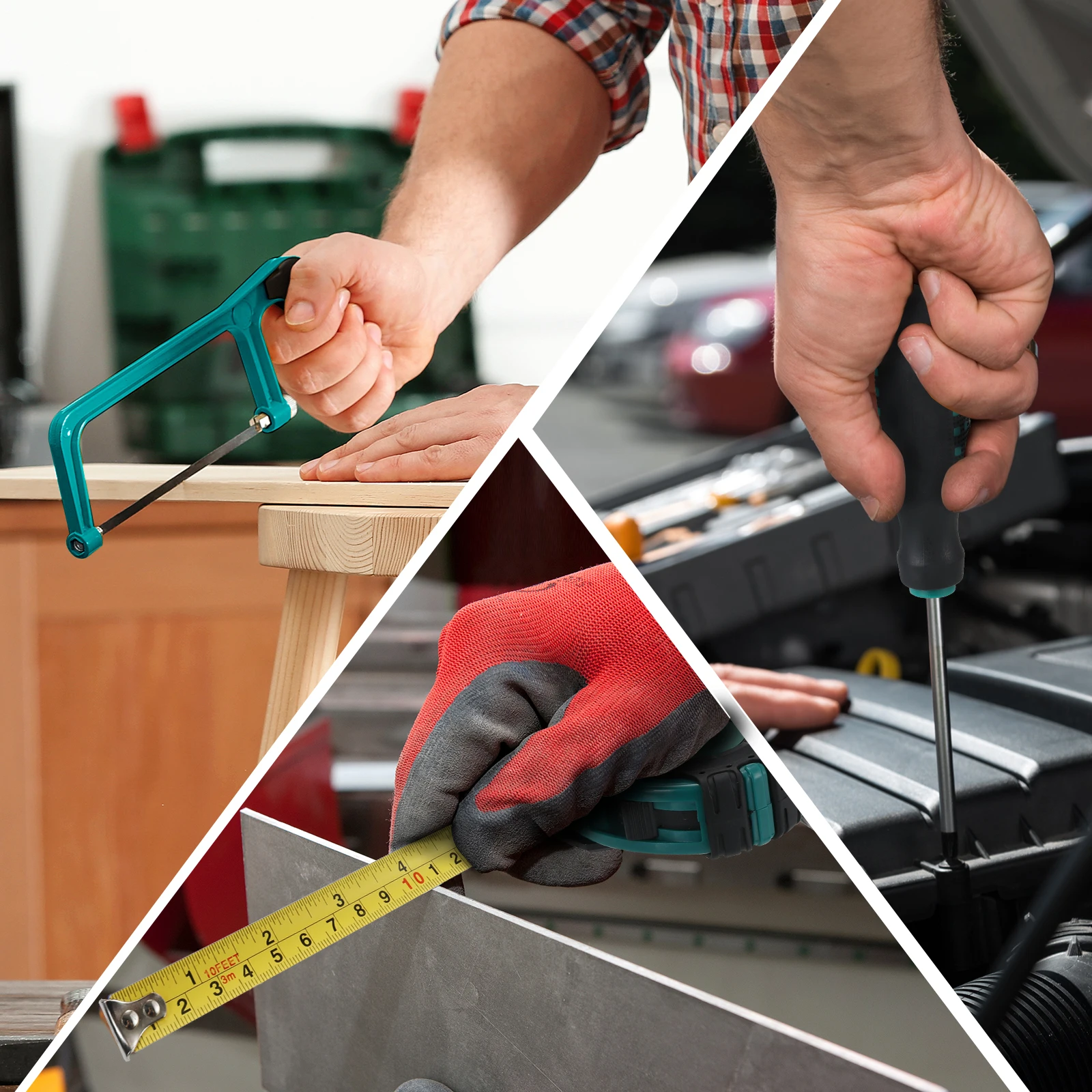 Home Repair Tool Kit - 198 Piece General Home/Auto Repair Tool Set, General Mechanic Tool Set - Image 16