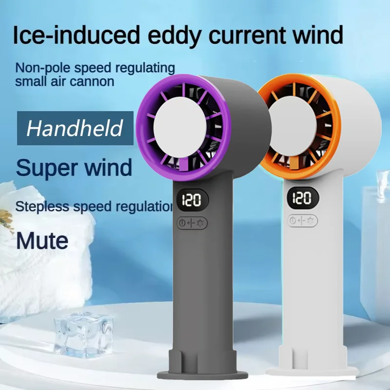Xiaomi New Mini Handheld Fan 120 Speed Portable Desktop Fans Instant Cooling with Ice Mode Rechargeable - Image 13