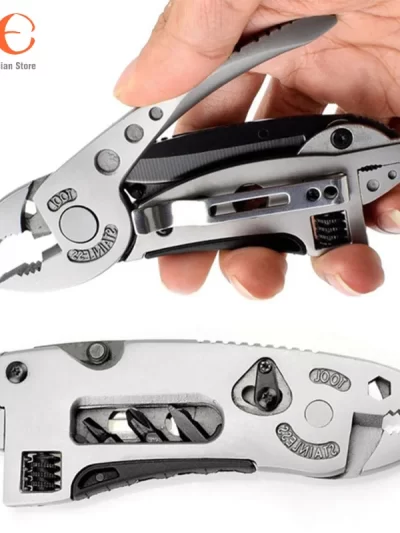 Multi-tool Survival Knife Multi Tool Set Purpose Adjustable Wrench Knife Wire Cutter Pliers Survival Emergency Gear