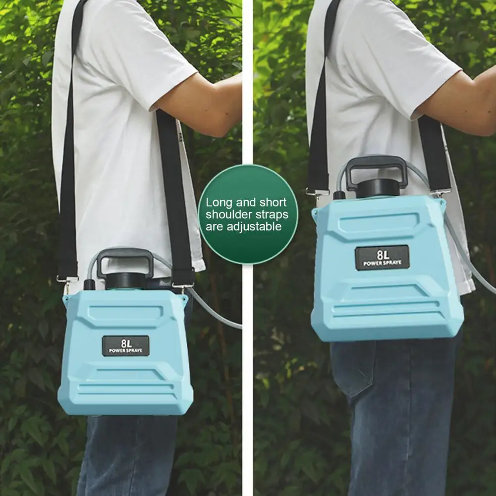 New 8-liter agricultural spray, high pressure sprayer backpack type, electric irrigation disinfection pesticide spray - Image 12