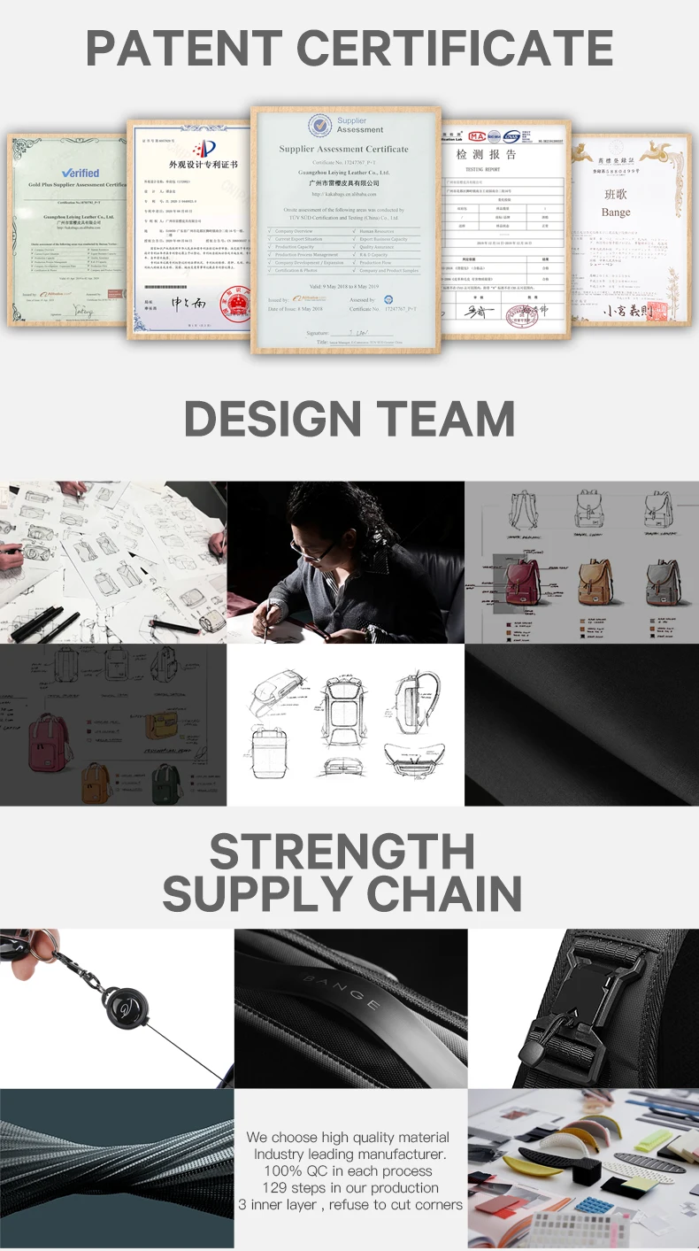 BANGE Expandable Backpack Waterproof 17.3 in Laptop Backpack Large Capacity - Image 33