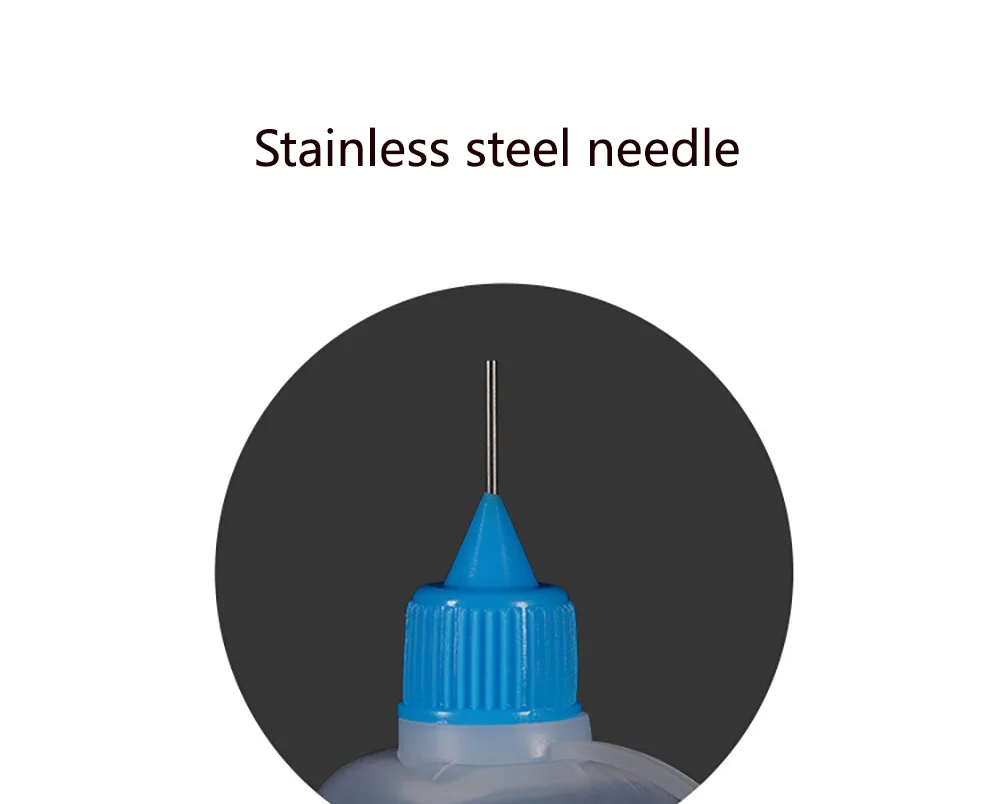 5ml 10ml 20ml 30ml 100ml 120ml PE Plastic Squeezable Tip Applicator Bottle Refillable Dropper with Needle Tip Caps Oil Bottles - Image 7