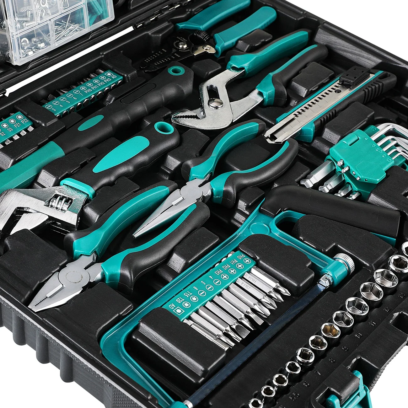 Home Repair Tool Kit - 198 Piece General Home/Auto Repair Tool Set, General Mechanic Tool Set - Image 12