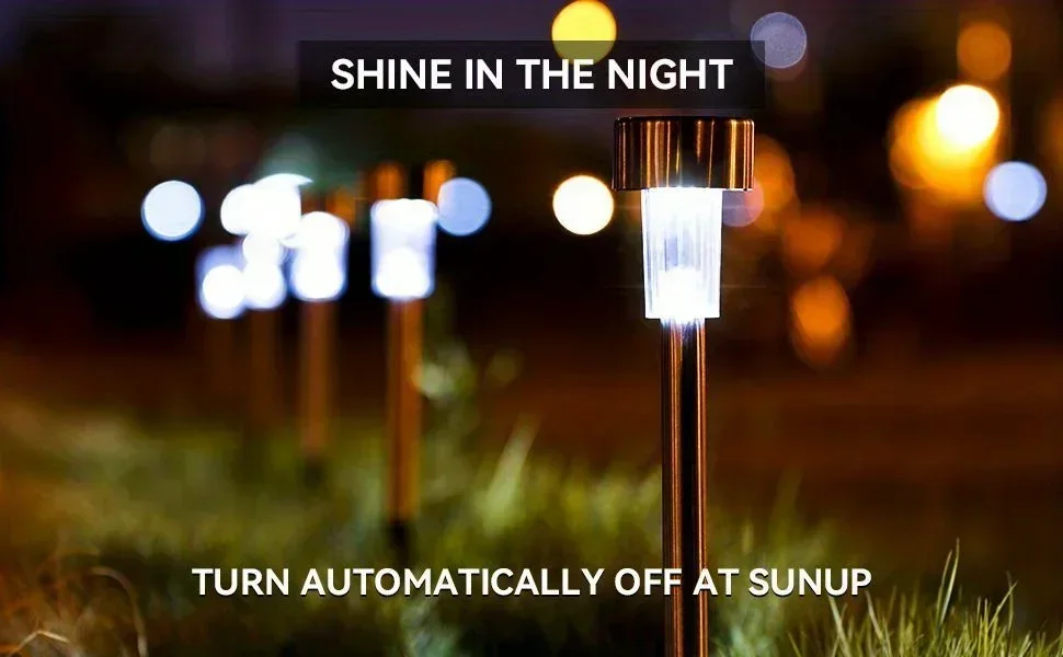 Outdoor Solar Lights Garden Lamp Solar Powered Waterproof Landscape Path LED Light for Yard - Image 18