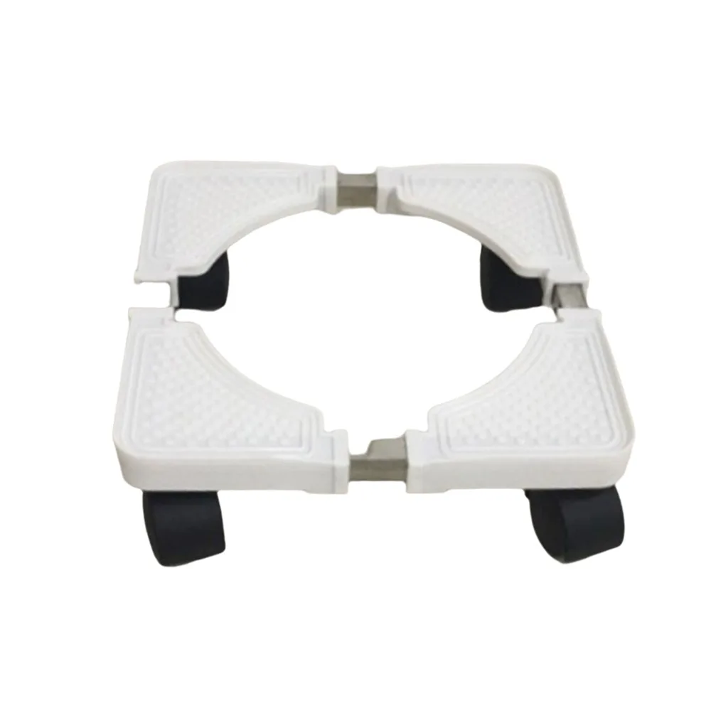 Adjustable Universal Wheel Mobile Rack Retractable 4 Locking Wheels Washing Machine Holder - Image 8