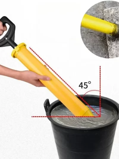 Professional Caulking Gun With 4 Nozzles Hand Tools Grouting Gun Cement Lime Pump Grouting Mortar Sprayer Grout Filling Tools