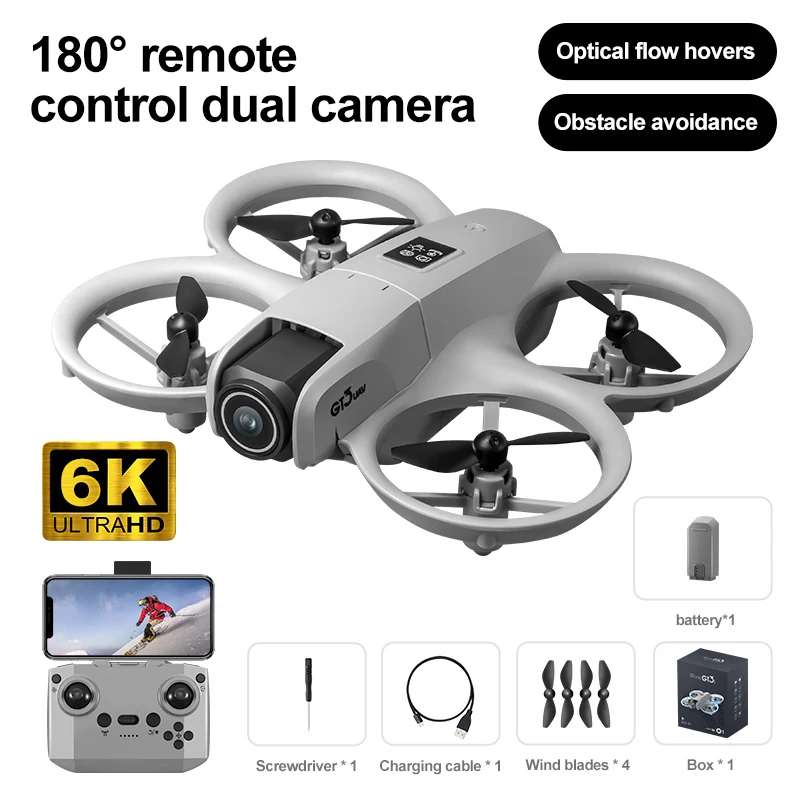 2025 GT3 RC Drone 8K 5G Professional HD Aerial Photography Obstacle Avoidance Remote Control Aircraft Dual Camera Quadcopter Toy - Image 8