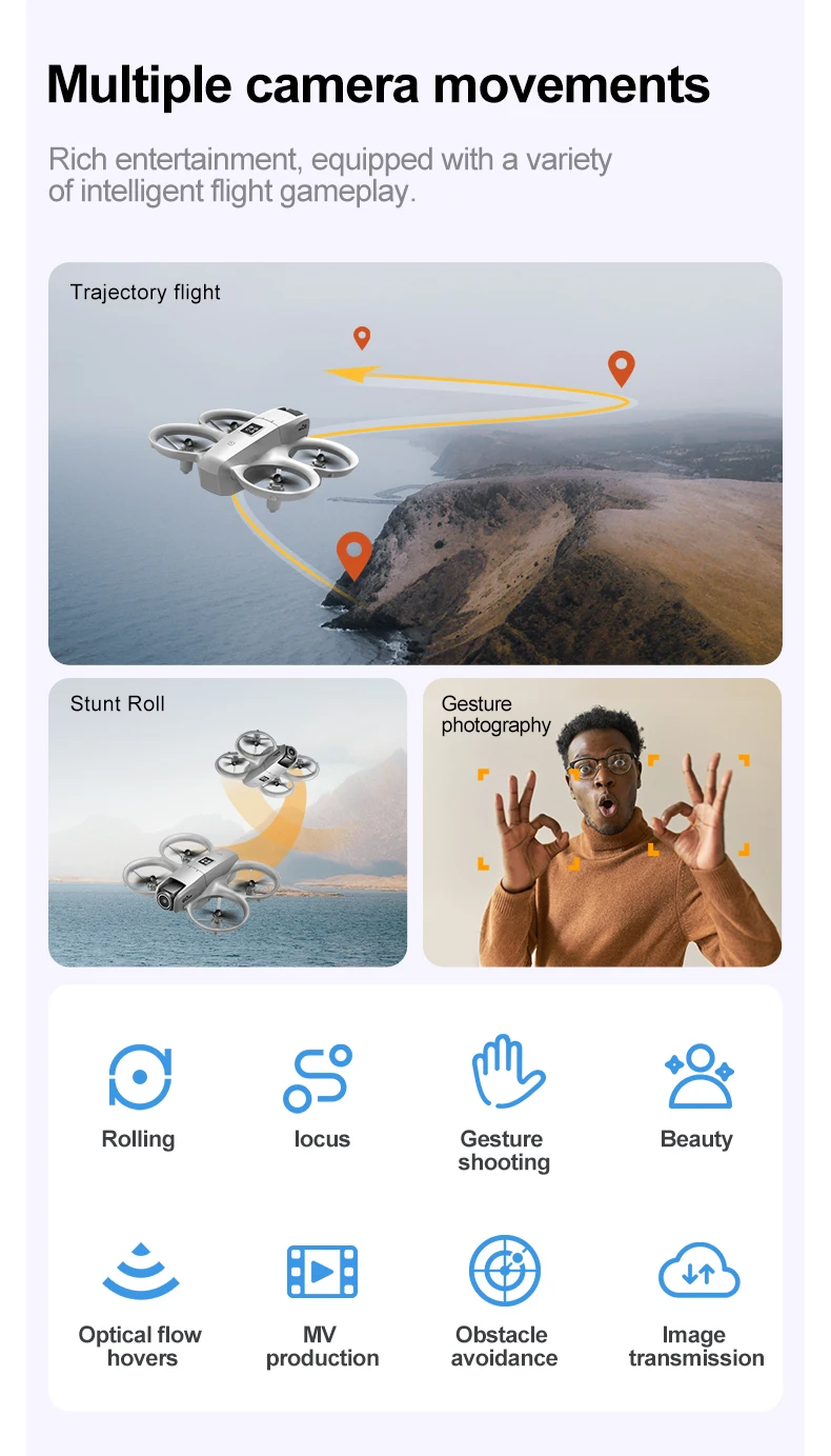 2025 GT3 RC Drone 8K 5G Professional HD Aerial Photography Obstacle Avoidance Remote Control Aircraft Dual Camera Quadcopter Toy - Image 19