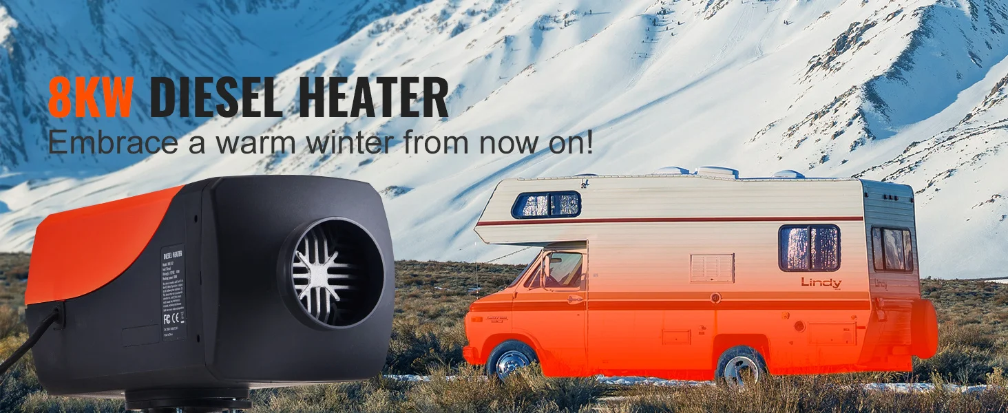 SucceBuy Diesel Air Heater 12V 5/8KW Diesel Heater Diesel Parking Heater Rapid Heating and Low Noise for RV Trailer Camper Van - Image 11