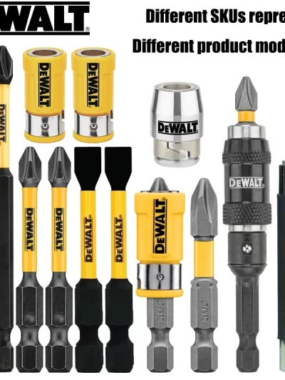 DEWALT Tool Accessories Combination Series Cross Slotted PH2 89MM 57MM 50MM Silver/Yellow Ring Sleeve Extension Rod