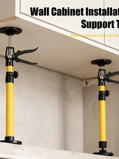 2Pcs Labor-Saving Telescopic Support Rods Jack Bar Drywall Door Lift Support Construction Tool