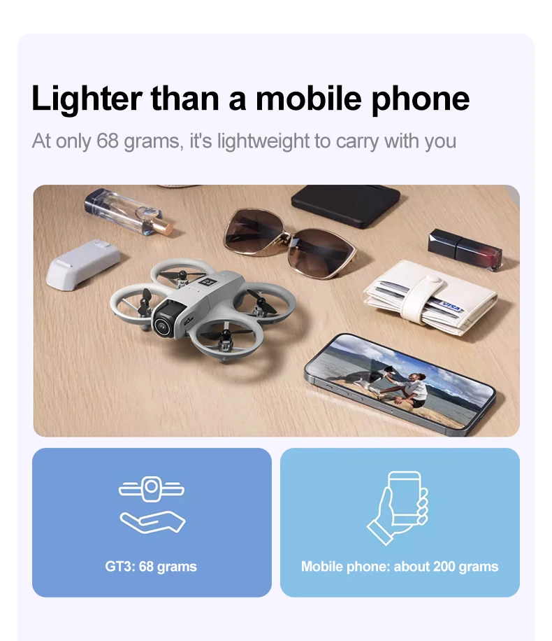 2025 GT3 RC Drone 8K 5G Professional HD Aerial Photography Obstacle Avoidance Remote Control Aircraft Dual Camera Quadcopter Toy - Image 11