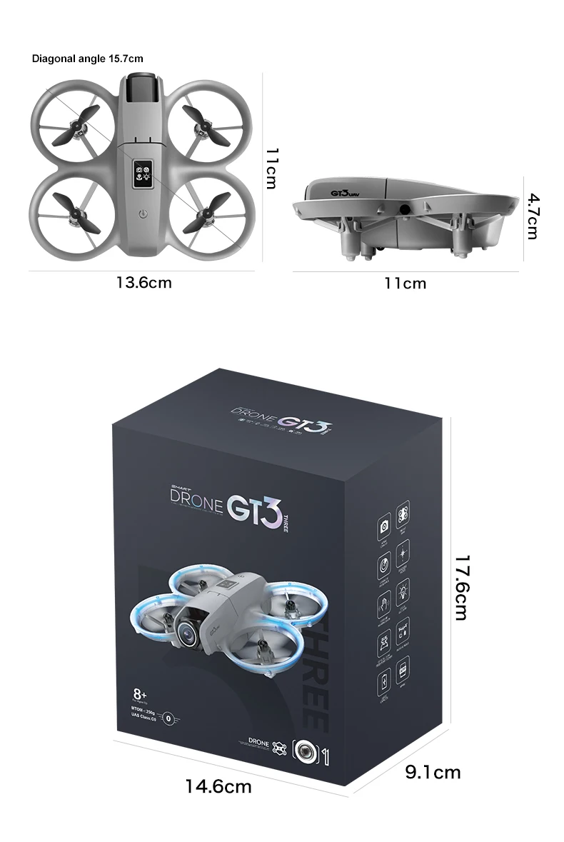 2025 GT3 RC Drone 8K 5G Professional HD Aerial Photography Obstacle Avoidance Remote Control Aircraft Dual Camera Quadcopter Toy - Image 27