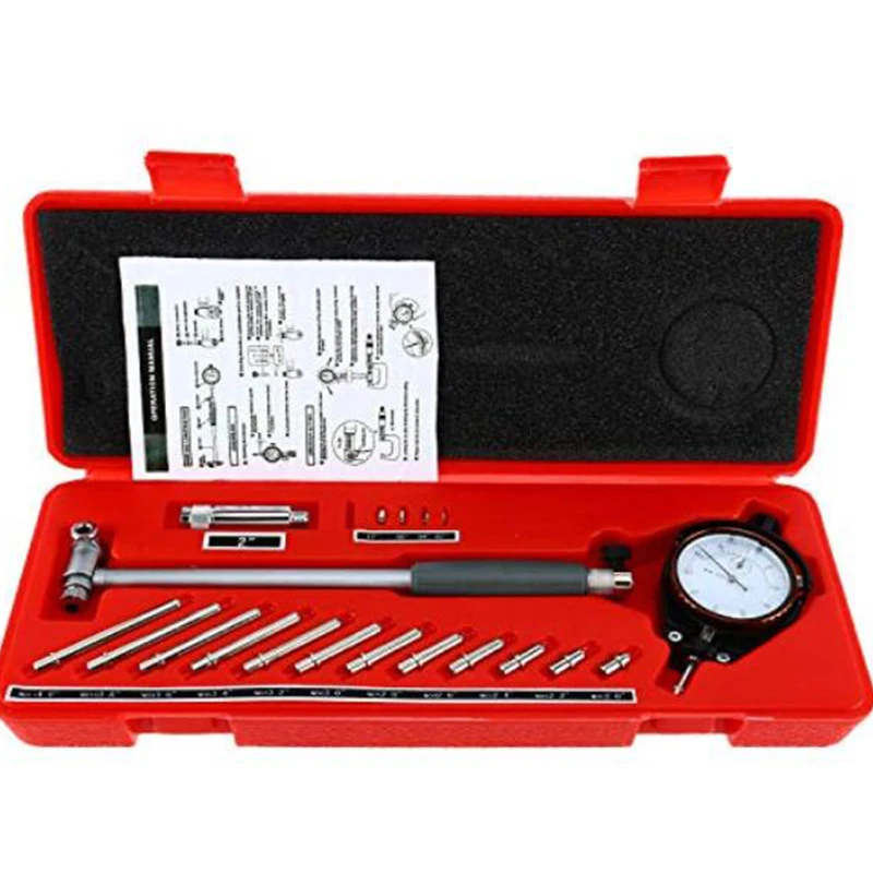 2" - 6" 0.001" Deep Engine Hole Measurement 50-160mm 0.01mm Dial Bore Indicator Gauge - Image 7