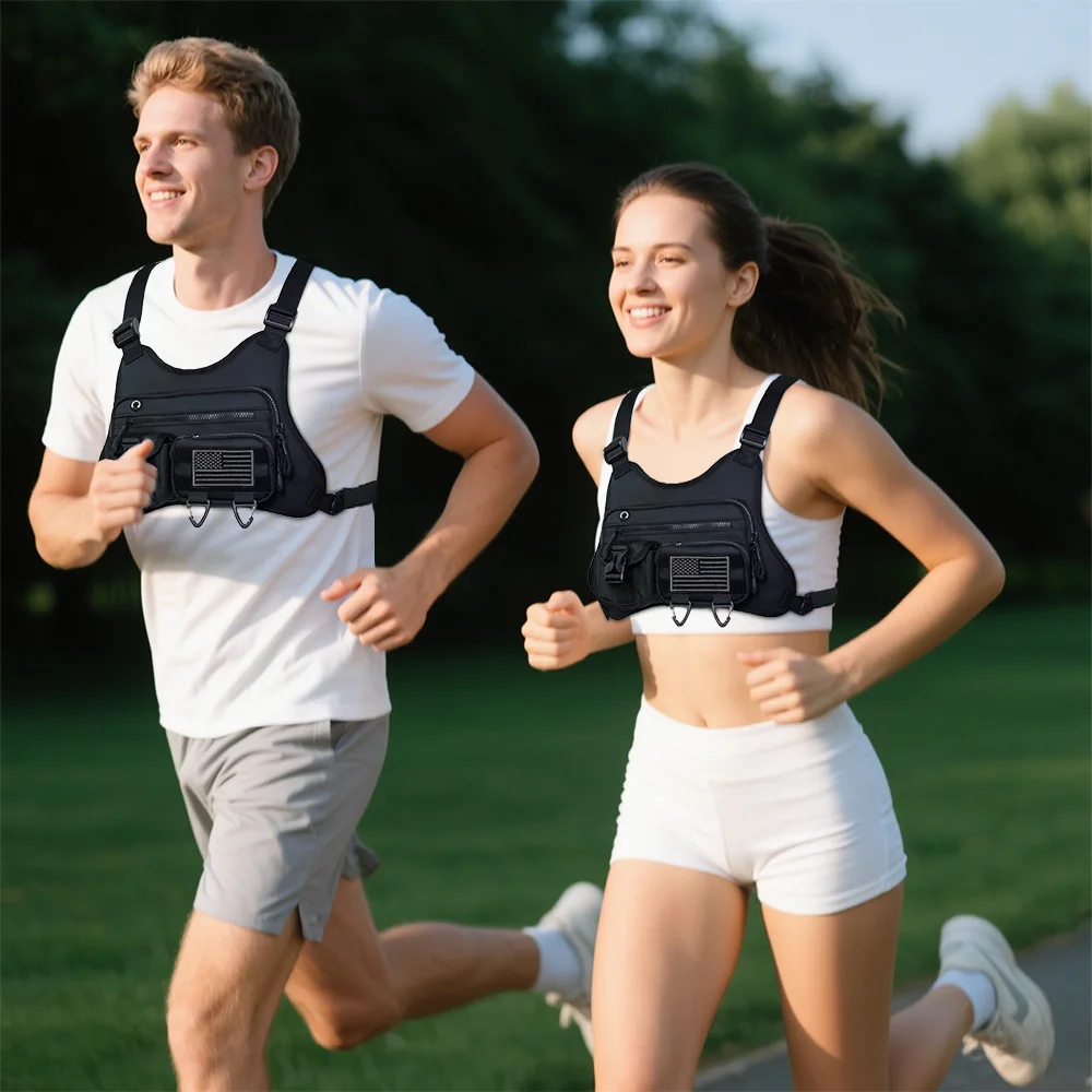 Camping Front Chest Vest Backpack Running Bag Cycling Jogging Hunting Vest - Image 2