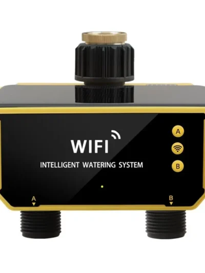 2025 Trend Garden Watering Tool Solar Irrigation Timer Tuya Wifi Smart Automatic Control Outdoor Water Timer System