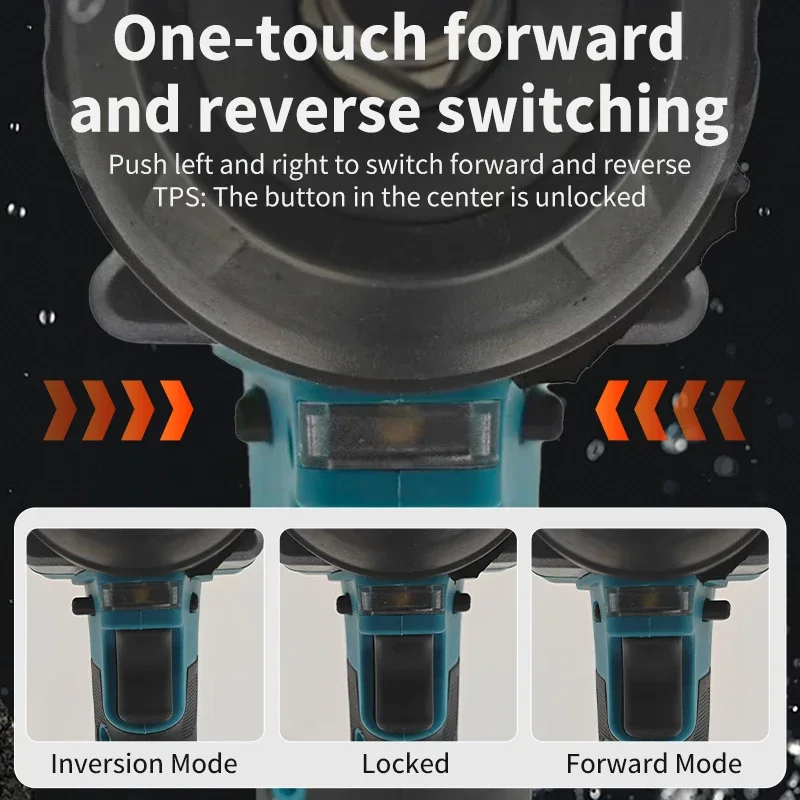 Makita DTW700 18V Brushless Electric Wrench Cordless Drill Screwdriver Free Delivery Large Torque Power Tools Torque Wrench - Image 5